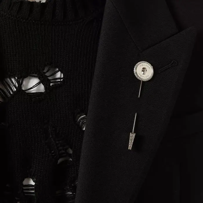Signature Skull Brooch